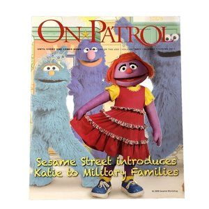 2011 On Patrol Sesame Street Used Magazine of the USO